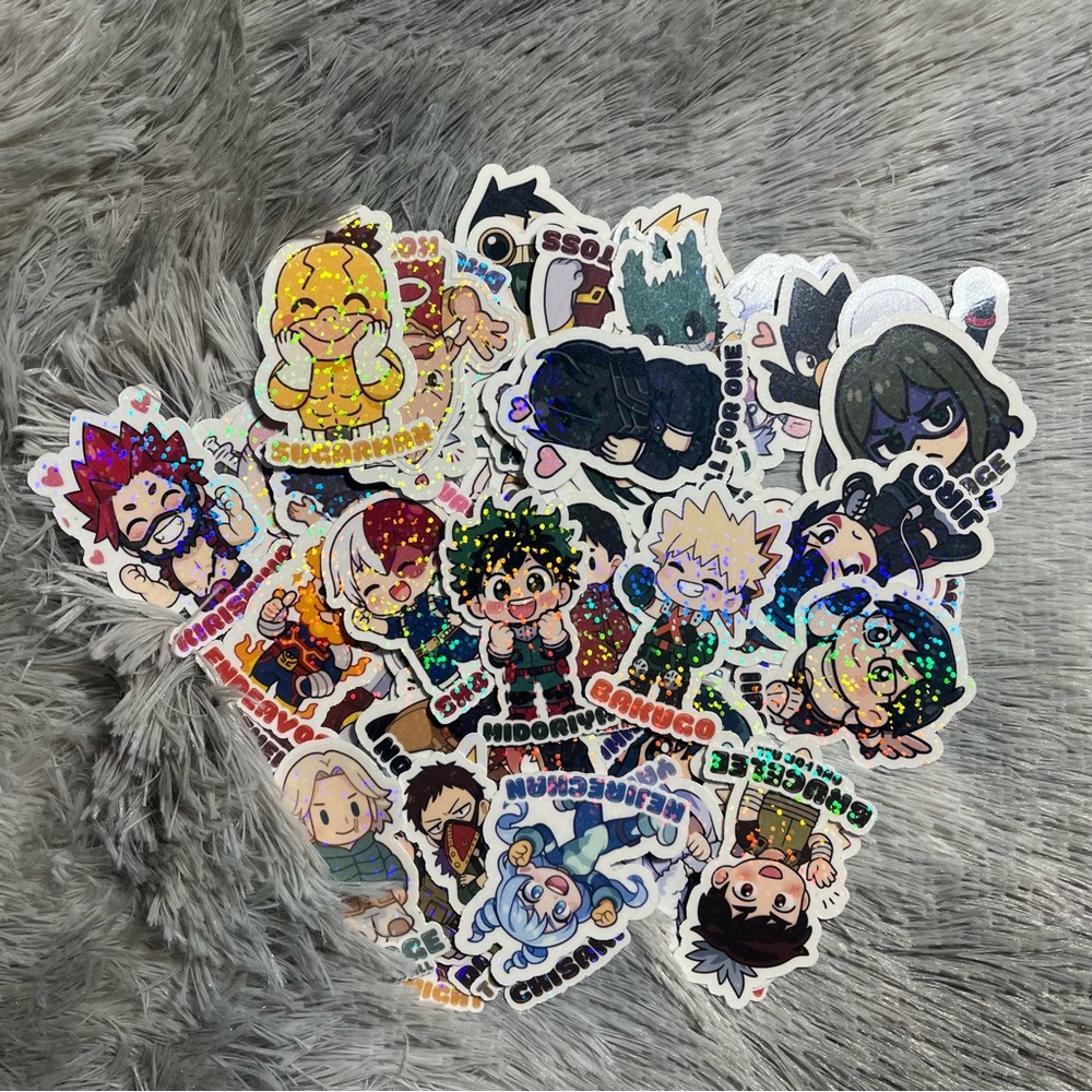 My Hero Academia Set of 20 Mystery Sticker Pack